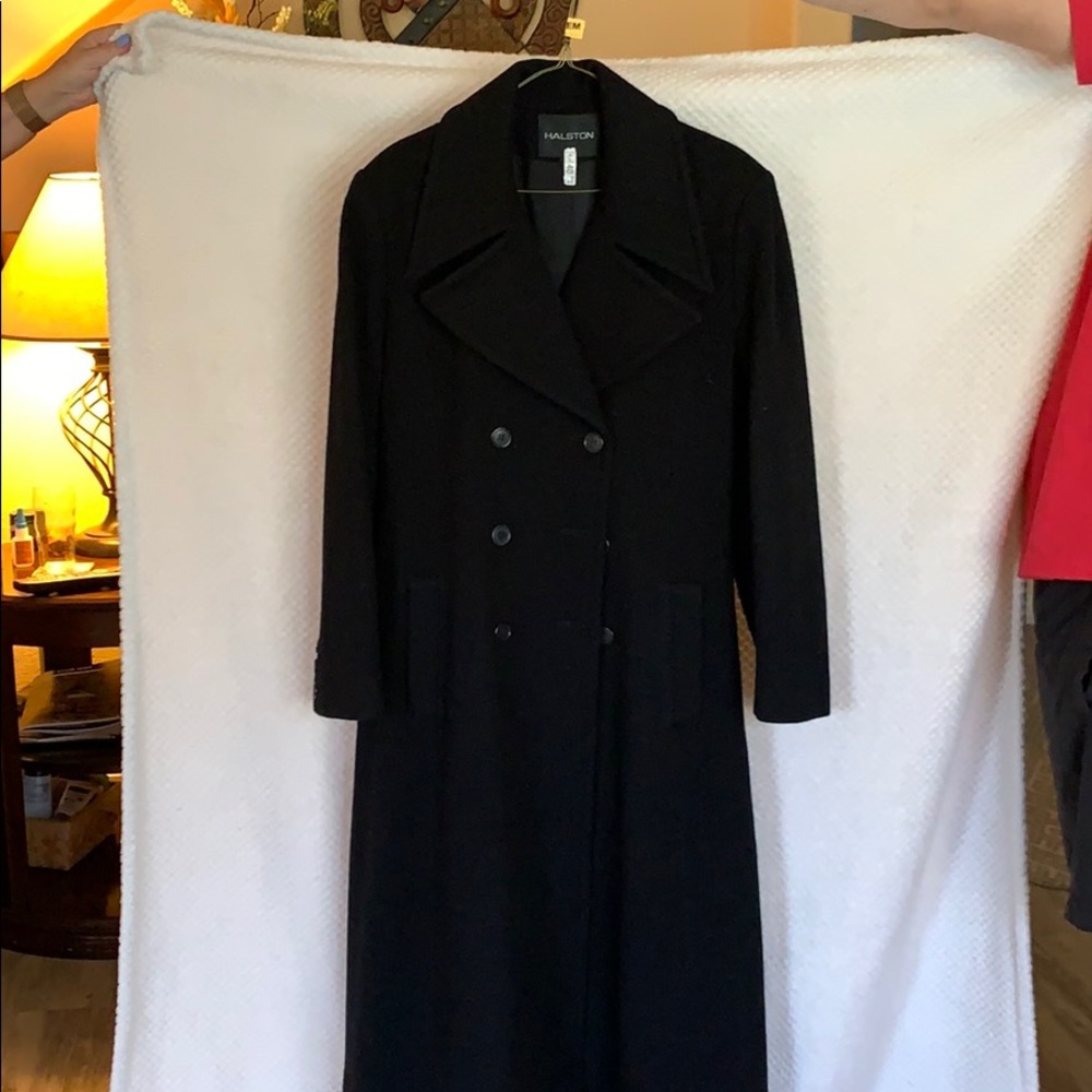 Halston Peacoat